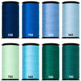 naaigaren set | blauw - groen| 8x 200 meter naaigaren set GOLMANN - SET - BLAUW - GROEN